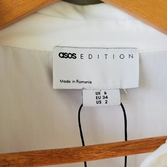 Asos Edition oversized white shirt dress - Picture 5 of 14